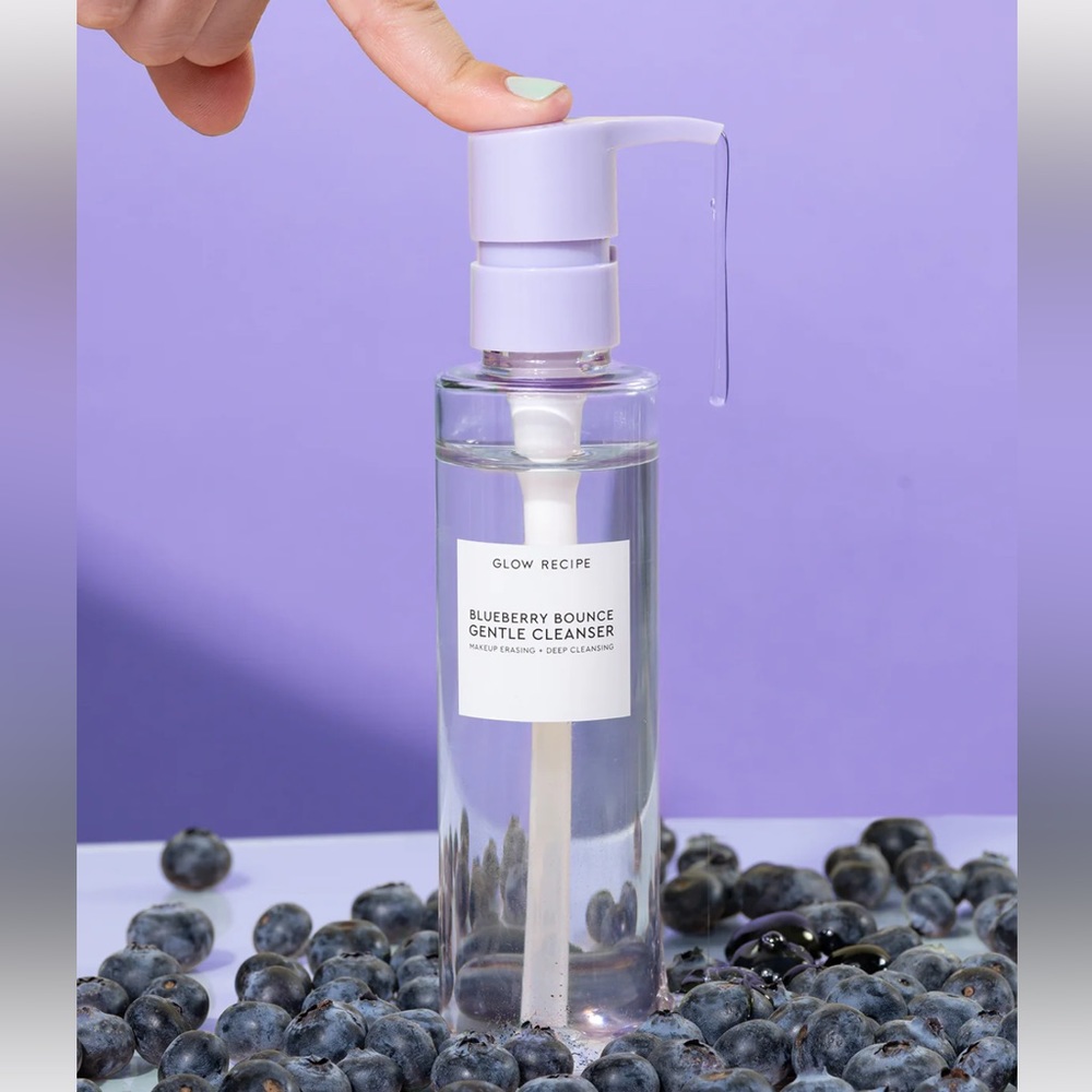3 x GLOW RECIPE Blueberry Bounce Gentle Cleanser - FULL SIZE NIB
